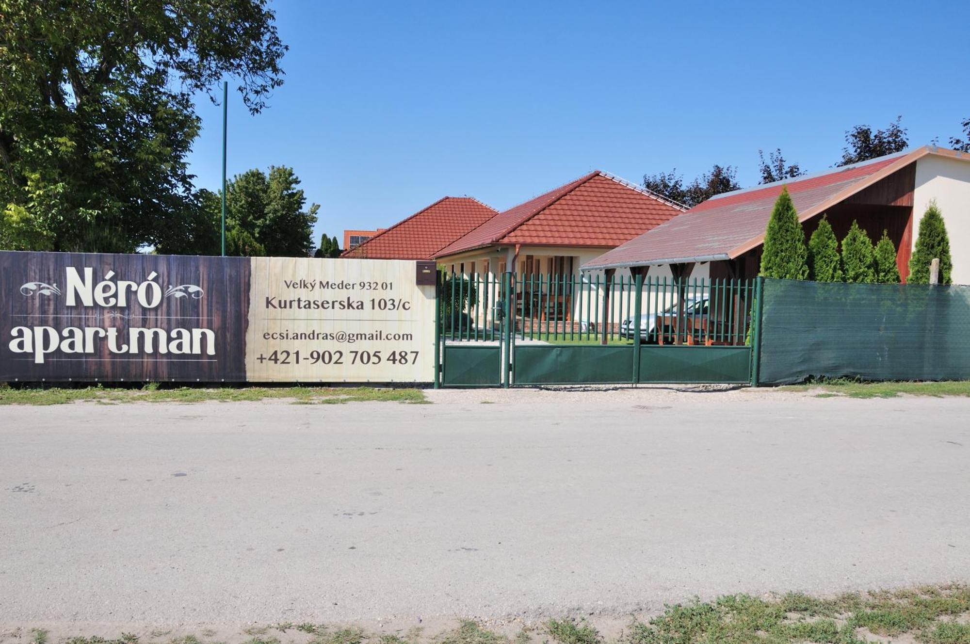 Nero Apartman Velky Meder Exterior photo